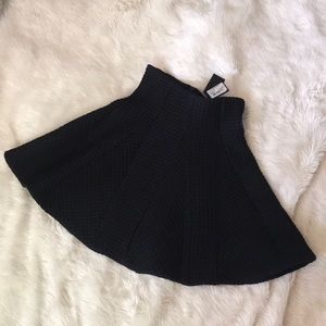 Maje Black Knit Skirt
